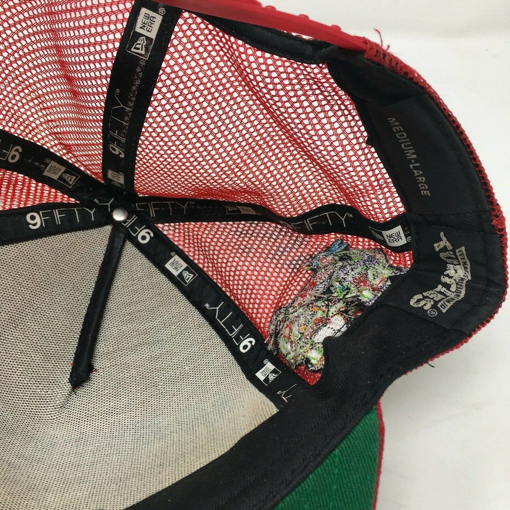 TMNT Cowabunga Pizza Trucker Hat A-Frame Snapback Medium-Large - Picture 6 of 6